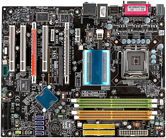 The motherboard